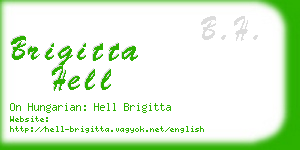 brigitta hell business card